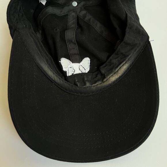 Puppy Dog Head Cap Bulldog Pug Logo Baseball Hat Charlotte Russe Black - Picture 4 of 10